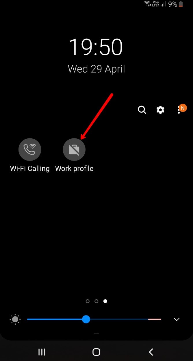 Android Work Profile icon
