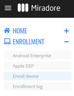 Enrolling a device