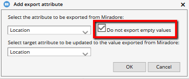 Do not export