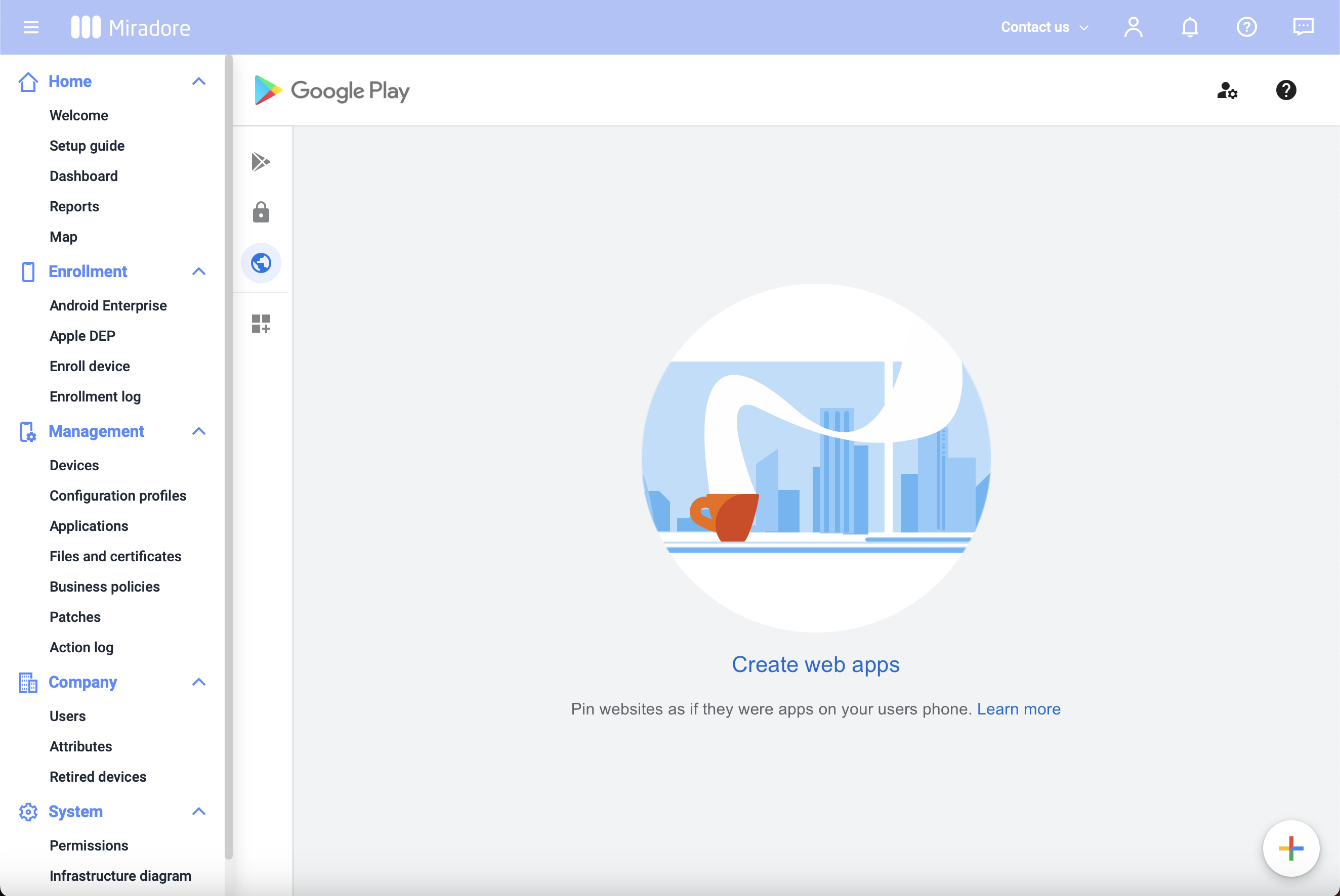 Creating web apps on Google iframe