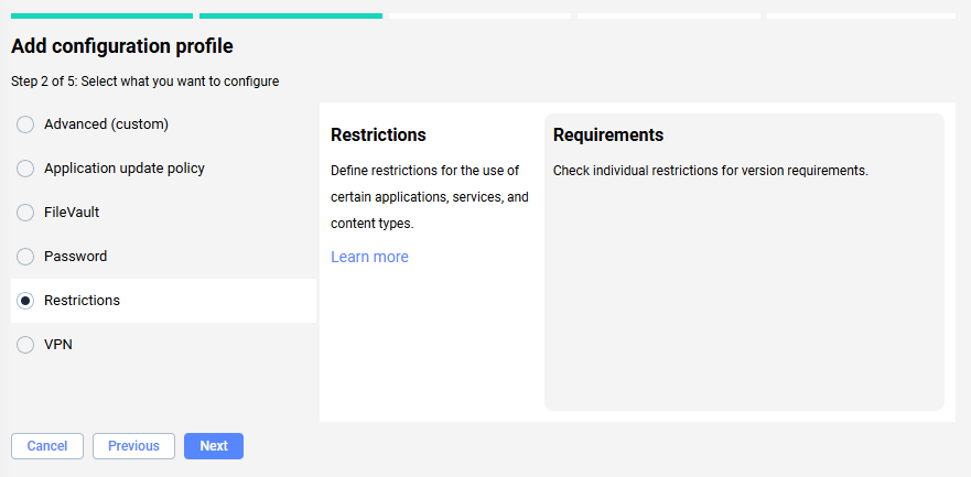 Miradore - macos restrictions